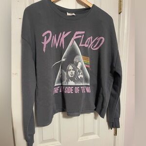 L4 Pink Floyd Dark Side of the Moon Sweatshirt - Black and Pink